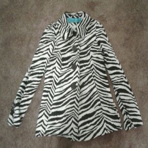 COPY - Charlotte Russe Zebra Print Jacket